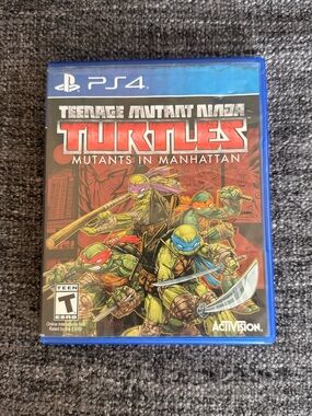 Teenage Mutant Ninja Turtles Mutants In Manhattan Sony PS4 Game Playstation 4